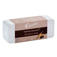 250g Twist Wrap Gift Tin - 46 Solid Milk Chocolate Mini Bars