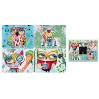  Wise Critters - Set of four placemats
