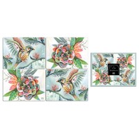 Bird-Flower - Set of four placemats
