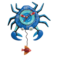 Blue Crab Pendulum Clock