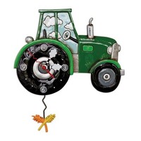Green Tractor Pendulum Clock