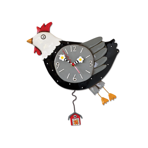 Flew the Coop Pendulum Clock